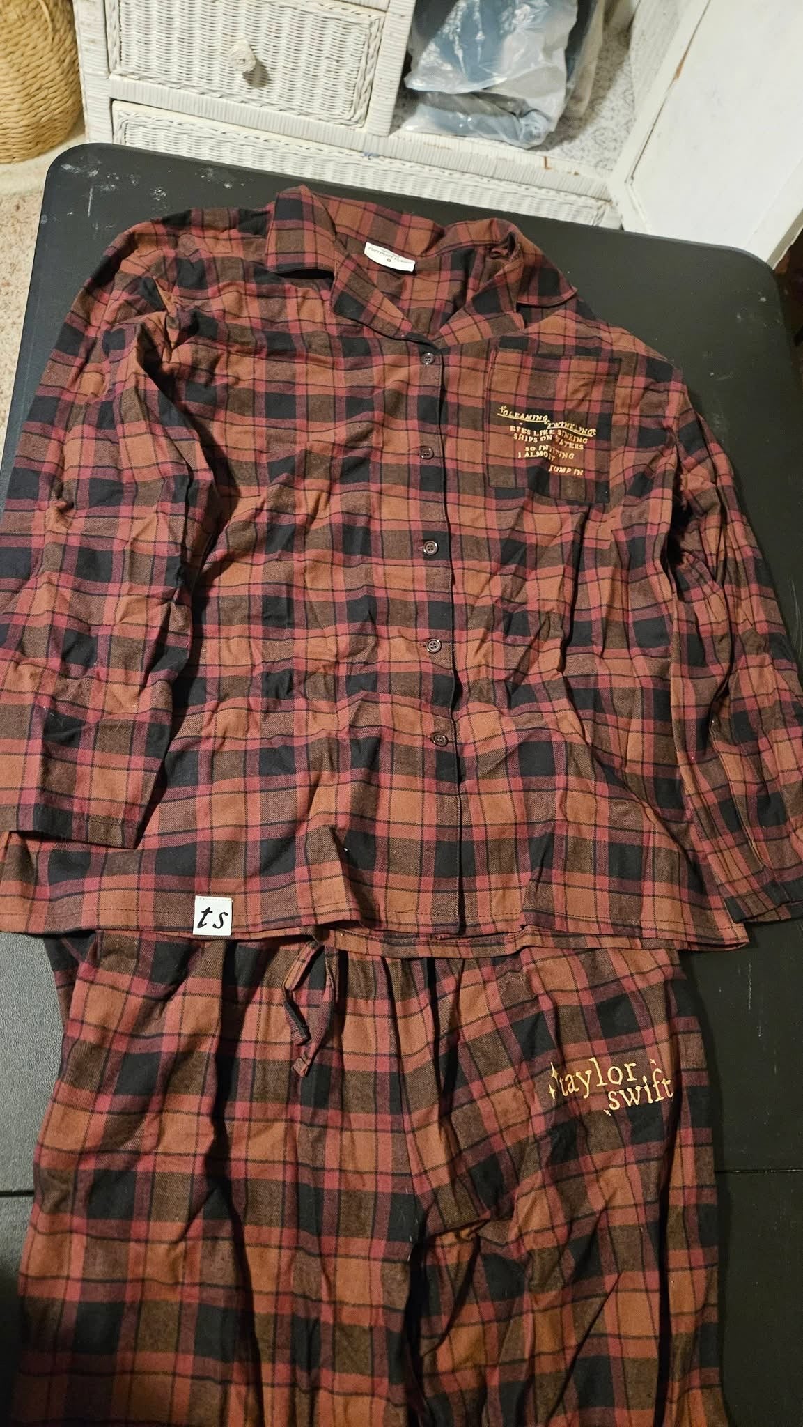 Taylor Swift I Almost Jumped In Pajama Set Official Evermore - 3XL