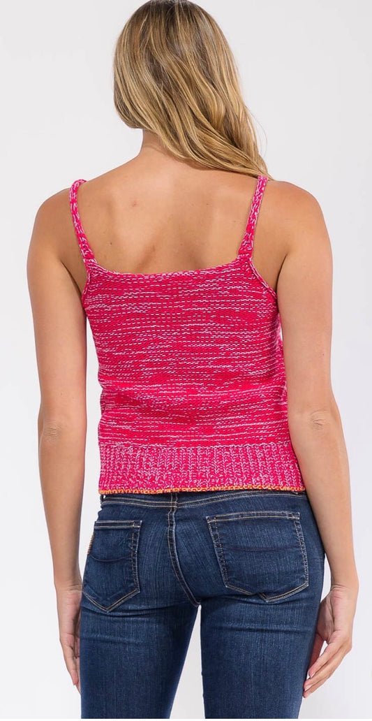 Candy Crush Knit Tank
