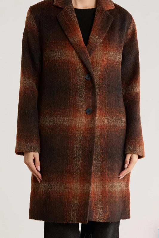Taylor Swift Evermore coat Plaid Single Breasted Coat Lucky Brand