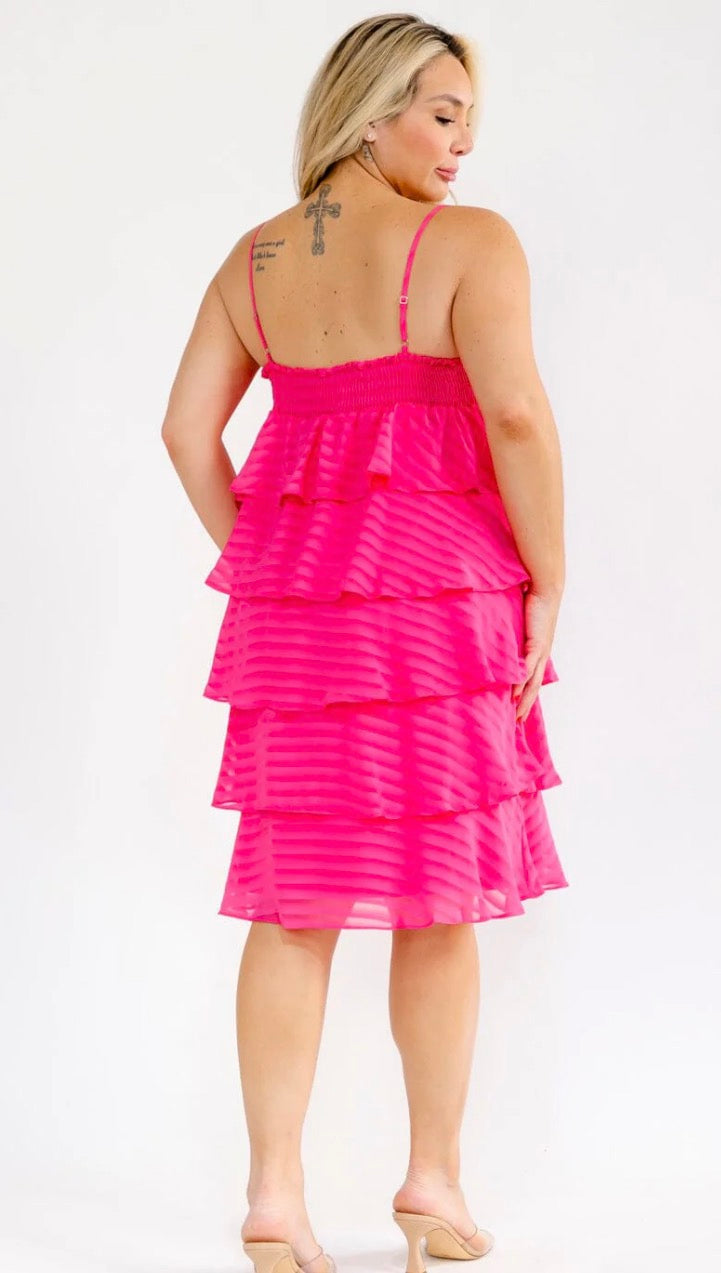 Barbie Energy Ruffle Dress